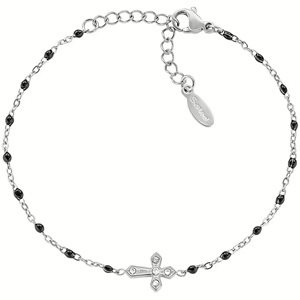 Bracelet Amen Acciaio in  Acier chirurgical  Zircone ACBRCRSMBN - ACBRCRSMBN